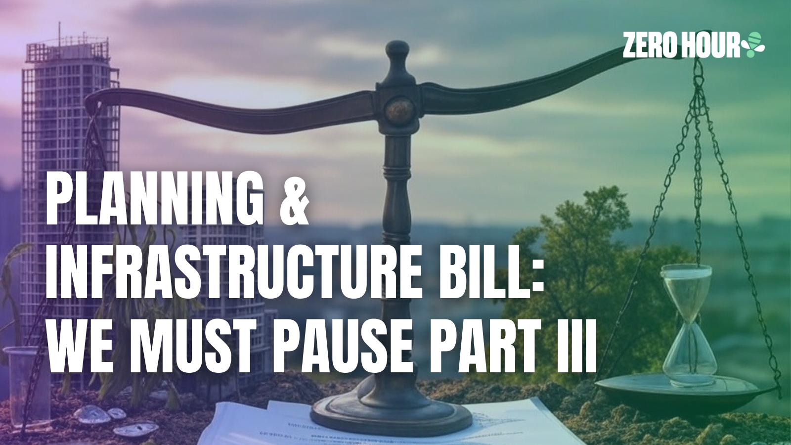 URGENT - Planning and Infrastructure Bill