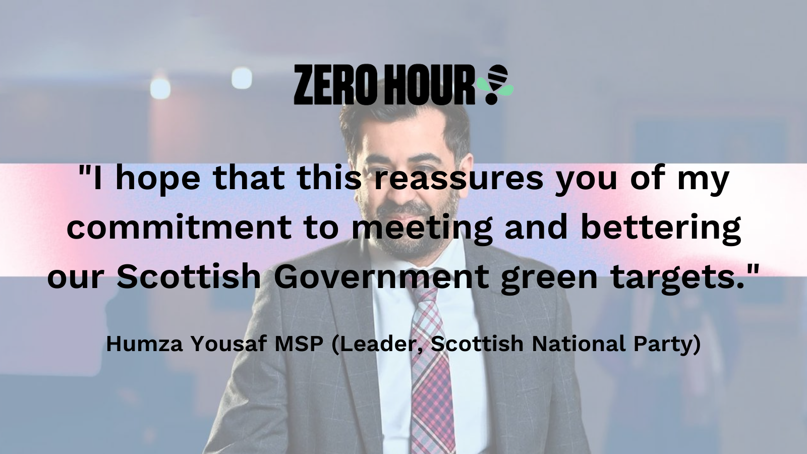 New First Minister pledges to "better" Scotland's green targets