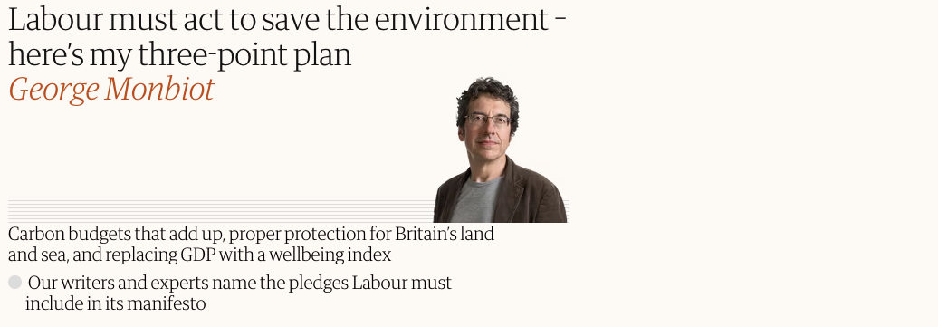 Labour must act to save the environment – here’s my three-point plan - Guardian