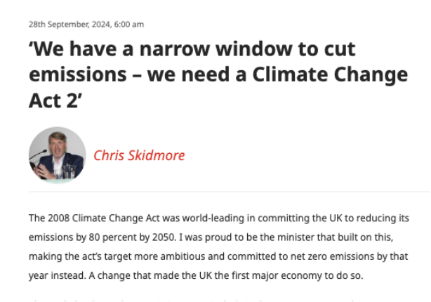 ‘We have a narrow window to cut emissions – we need a Climate Change Act 2’ - Labour List
