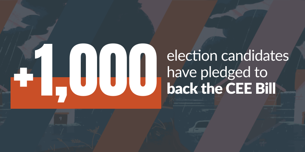 +1,000 Candidates Signed the CEE Bill Pledge this Election